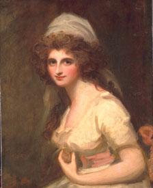 George Romney Emma Hart, later Lady Hamilton, in a White Turban oil painting picture